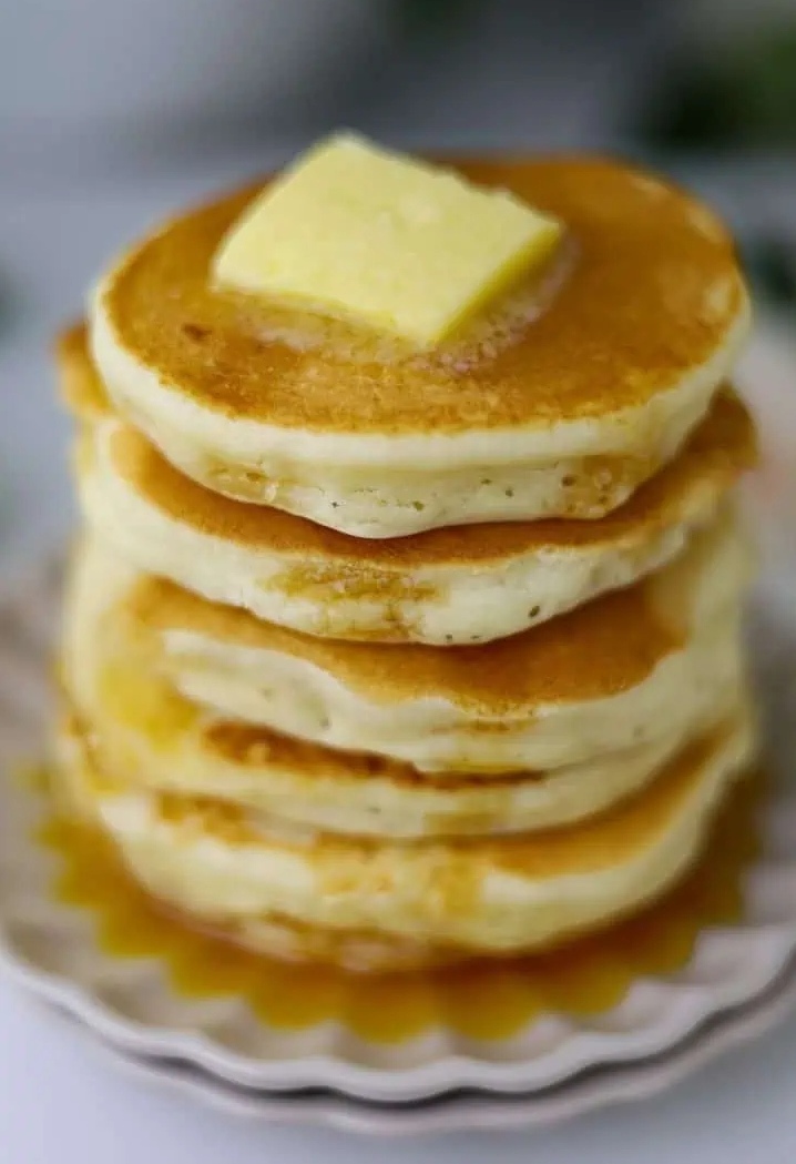 Easy, Fluffy Flapjacks (Crumpets-Style)